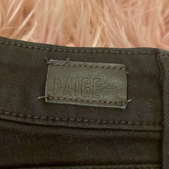 Paige Jeans Black Verdugo Crop 24 - Picture 4 of 9